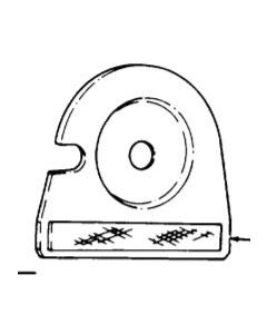 M151 RETAINER SPARE TIRE 